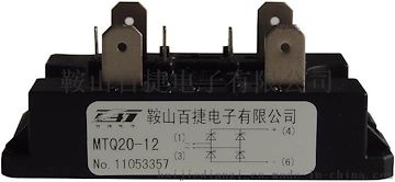 MTQ20-MTQ30A单相全控整流桥模块